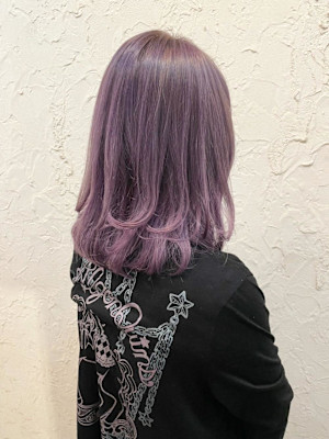 【Flor】*ボブルフ+ラベンダーグレー*