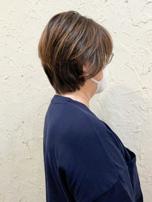 【Flor】*ナチュラルショート+オリーブベージュ*