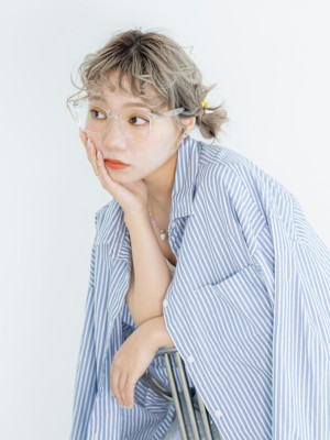 ダブルカラー♪艶ハイトーンブロンド