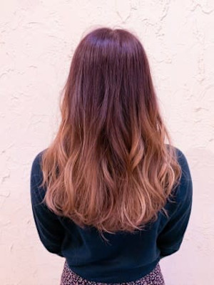 【Flor】*グラデーション+バイオレットピンク*