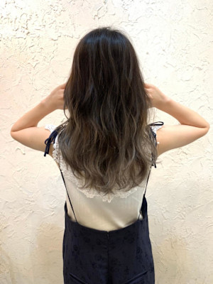 【Flor】*フェザーロング+プラチナアッシュ