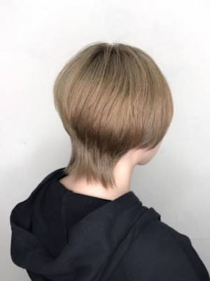 【Flor】*ヘルシーレイヤー×マッシュ+ブロンド*