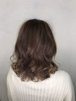 【Flor】*やわらかブラウンボブディ+無造作カール*