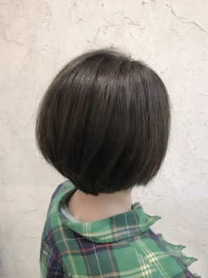 【Flor】*丸みショートボブ+シルキィアッシュ**