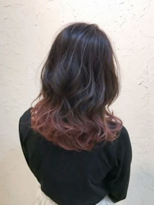 【Flor】*グラデカラー+ローズピンク*