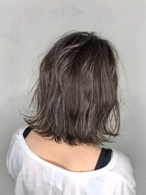 【Flor】*ノットヘアボブ+ウィンターグレージュ*
