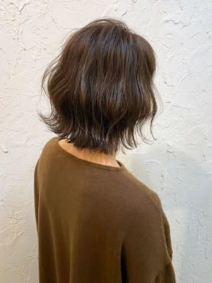 【Flor】*ウォーターホールボブ+モノトーンアッシュ