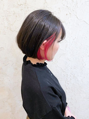 【Flor】*インナーカラー+ラズベリーピンク*