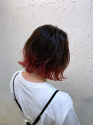 【Flor】*ウェーブボブ+バレイヤージュ*