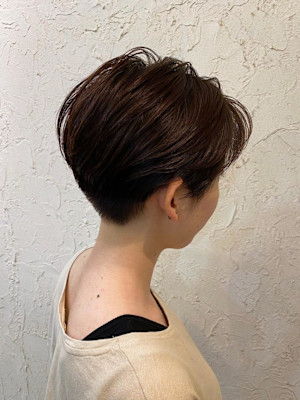 【Flor】*ハンサムショート+ダスティブラウン*