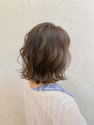 【Flor】*外はねロブ+フォギーベージュ*