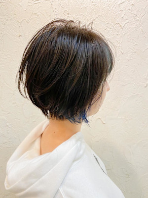 【Flor】*マニッシュボブブ+インナーブルー*