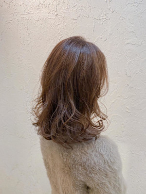 【Flor】*フェザーロング+ヌーディーベージュ*