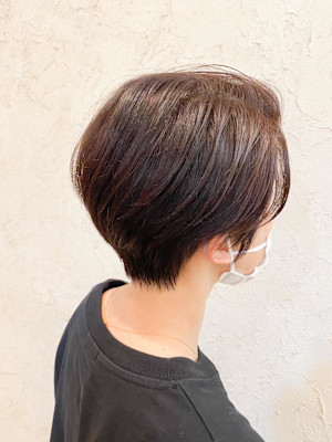 【Flor】*ひし形ショート+チャコールグレー*