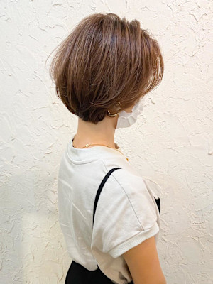 【Flor】*抜け感レイヤーボブ+ヘーゼルベージュ*