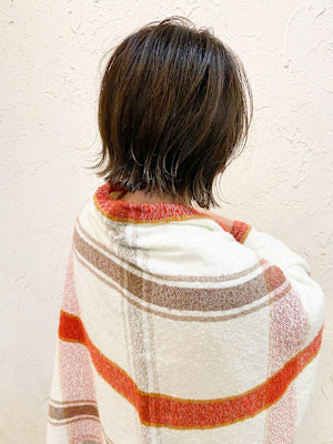 【Flor】*くびれボブ+チャコールベージュ*