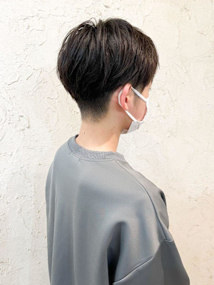 【Flor】*刈り上げショート+ニュアンスマッシュ*