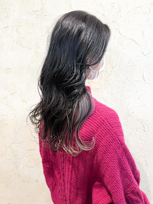 【Flor】*インナーカラー+ホワイト×グレージュ*