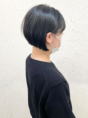 【Flor】*フレンチワンカールボブ+モノトーン*