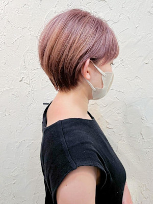 【Flor】*こなれショート+ペールピンクベージュ*