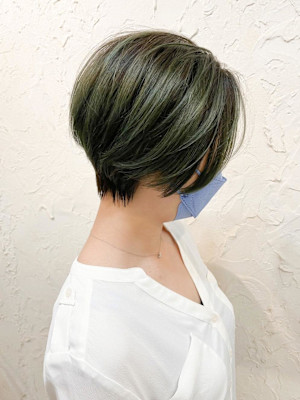 【Flor】*ハンサムショート+カーキアッシュ*