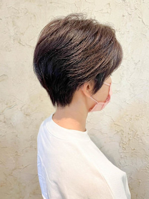 【Flor】*大人ショート+マロンブラウン*