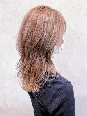 【Flor】*くびれセミディ+ミルクティベージュ*