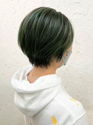 【Flor】*３Dハイライト+ライムグリーン*