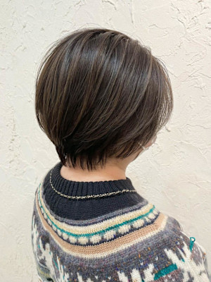 【Flor】*大人ショート+ハイライトアッシュ*