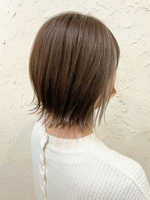 【Flor】*外ハネレイヤーボブ+アッシュベージュ*