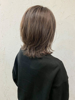 【Flor】*くびれミディ+スモーキーグレージュ*