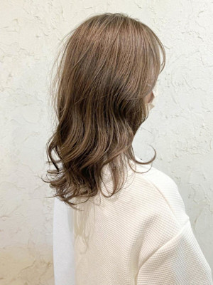 【Flor】*レイヤーセミディ+ミルクティアッシュ*