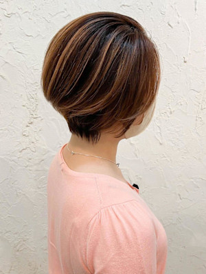 【Flor】*大人ショート+ハイライトベージュ*