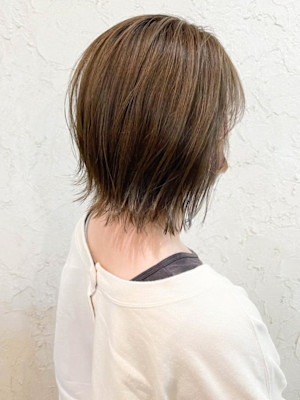 【Flor】*大人ボブ+カーキベージュ*