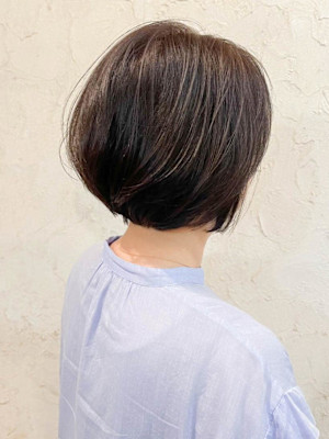 【Flor】*大人ショートボブ+オリーブブラウン*