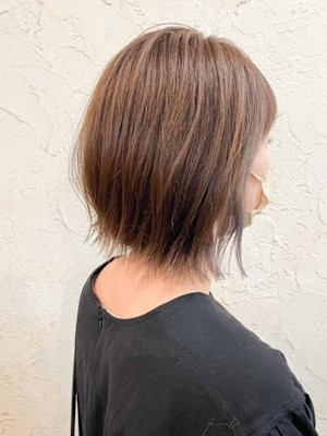 【Flor】*大人カジュアルボブ+シアーベージュ*