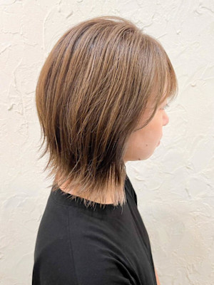 【Flor】*レイヤーボブ+シアーベージュ*