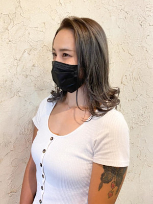 【Flor】*くびれセミディ+グレーアッシュ*