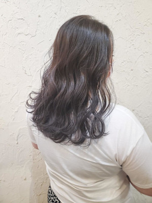 【Flor】*フェザーロング+ペールグレージュ*