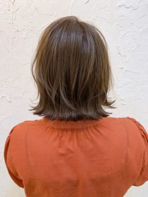 【Flor】*外ハネボブ+ヌーディベージュ*