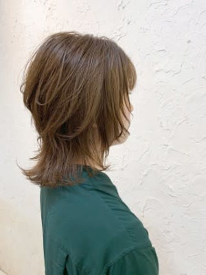 【Flor】*ウルフ例イヤー+カーキベージュ*