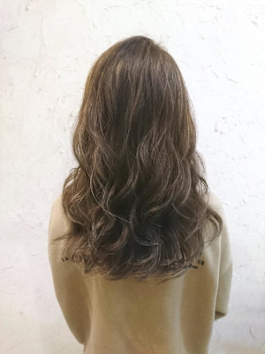 【Flor】*シルバーグレー+３Dハイライト*