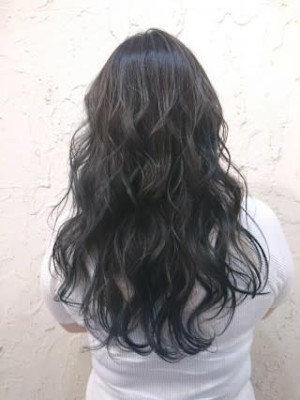 【Flor】*無造作カール+ネイビーブルージュ*