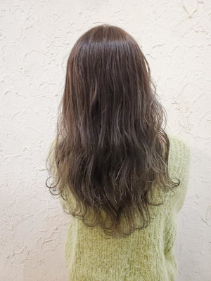 【Flor】*シフォンロング+ブルーアッシュ*