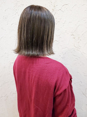 【Flor】*外はねボブ+３Dハイライト*