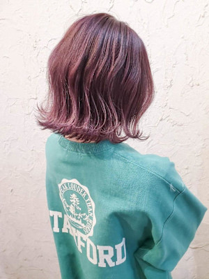 【Flor】*くびれボブ+ピンクベージュ*