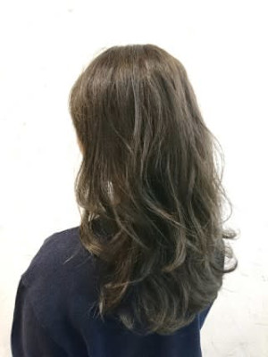 【Flor】*フェザーロング+ブルーラベージュ*