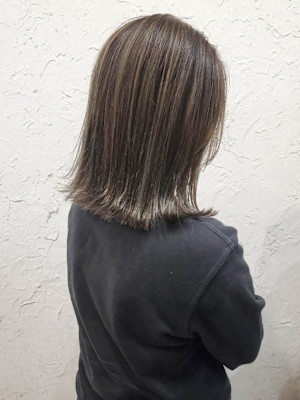 【Flor】*３Dハイライト+アッシュグレージュ*