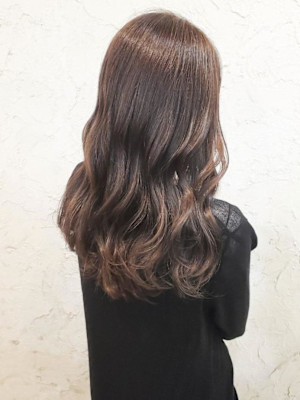【Flor】*波巻きカール+チャコールグレージュ*