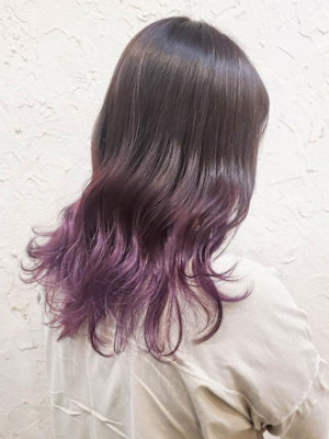 【Flor】*グラデーション+ラベンダー×アッシュ*